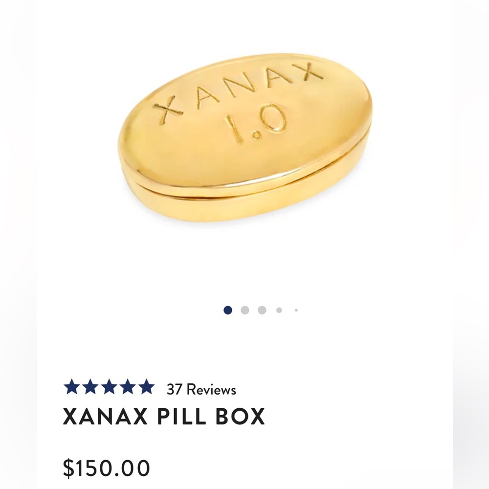 NWOT Jonathan Adler Xanax Pill Box - sold out online